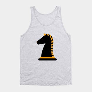 Black and Orange Knight Tank Top